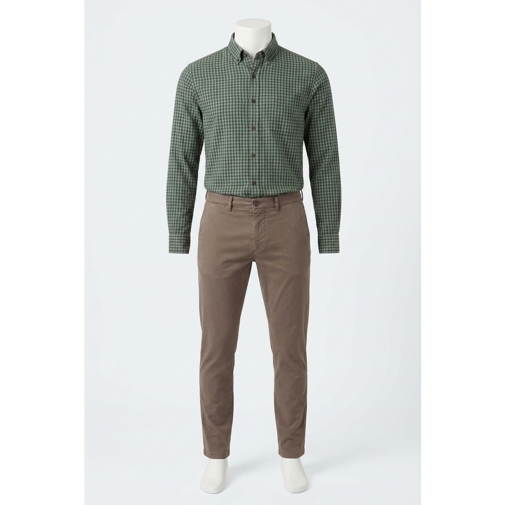 NEW FAHERTY coastline chino pants in alpine brown